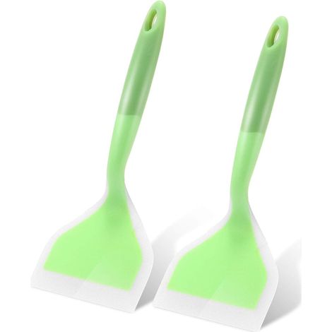 Spatule En Silicone - 250 °C Résistant - Pour Poêles Antiadhésives - 2 Pièces (1/5)