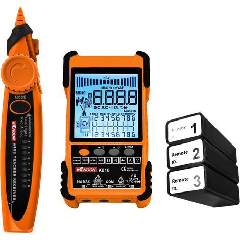 Network cable tester, multifunctional PoE cable tester, cable pairing identification, network cable length measurement, open circuit short circuit measurement (1/5)