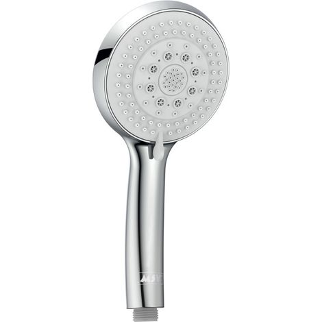 Pommeau de douche MSV Lior Ø 115 mm – 8 fonctions – Économie d'eau 65 % – Chromé (1/4)