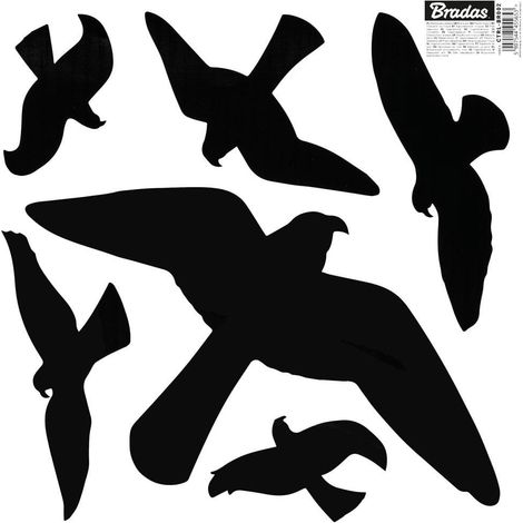 Elemento decorativo de jardín bradas bird repellent stickers efecto reflectante resistente