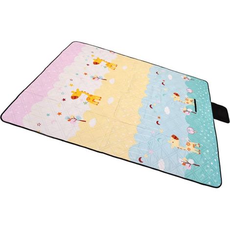 Couverture de pique-nique - Tapis de plage aux couleurs vives, idéal pour le camping, la randonnée et