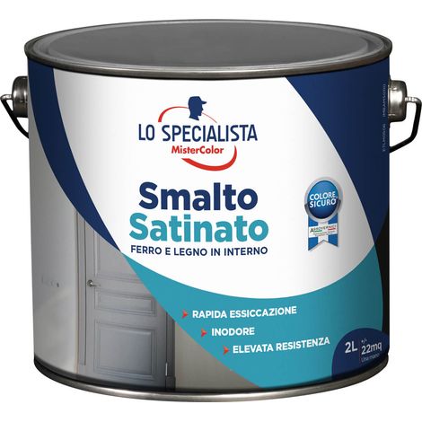SMALTO ACQUA SATINATO VERDE SCURO LT.2