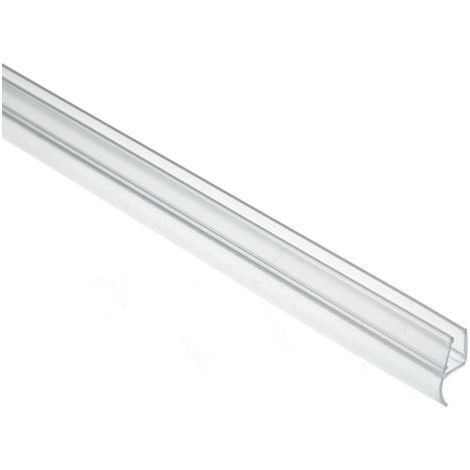 Le Sanitaire – Joint de porte de douche – Joint universel avec lèvre longue – Pour verre 6-8mm – Installation sans perçage – Prétraité anti-moisissure