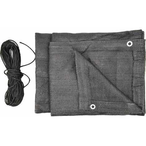 Awtools osłona balkonowa 15m 180g z oczkami uv szara