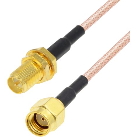 Anschlusskabel SMA-RP Buchse / SMA-RP Stecker RG316 50cm