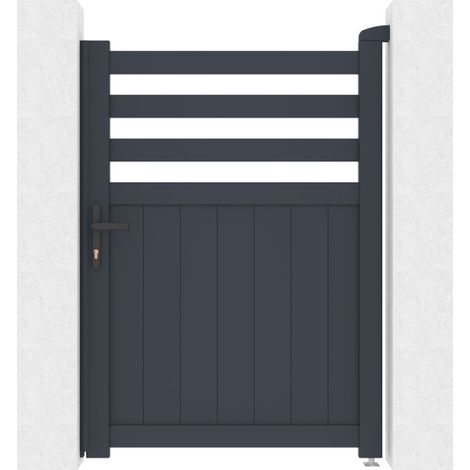 Portillon aluminium anthracite 100x140 cm AXIS VECTO (1/5)
