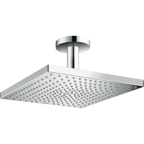 Hansgrohe Raindance E - Soffione doccia 300, EcoSmart 9l/min, erogazione a soffitto 39 cm, cromato 26251000