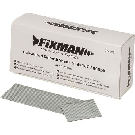 5000 clous de finition pointe tete homme galvanises lisses calibre 18 - choisissezici : 32 mm