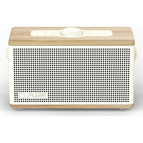PURE Altoparlante Portatile Bluetooth 40 Watt Bianco Cotone (1/2)