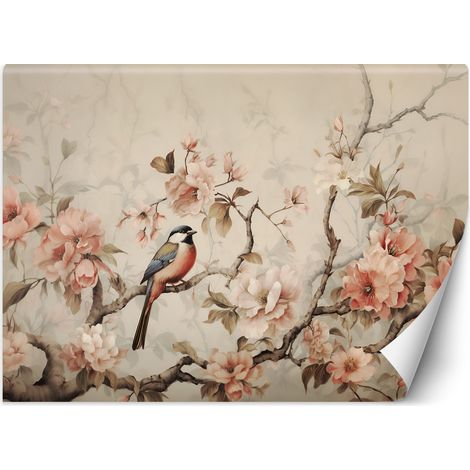 Wallpaper, Bird and flowers Vintage - 250x175 (1/5)