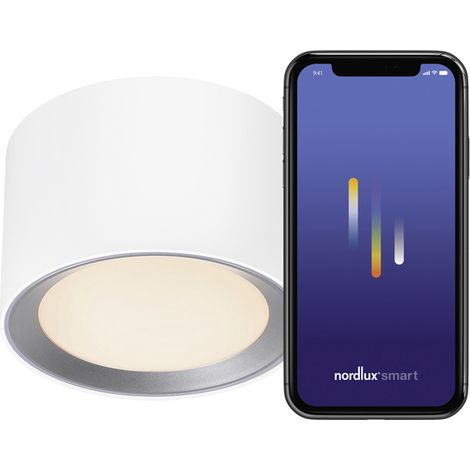 Nordlux 2110840101 Landon Smart LED-Deckenleuchte LED LED  8 W Weiß (1/5)