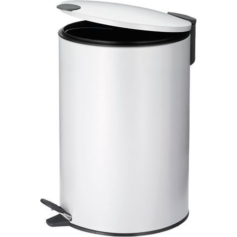 Mülleimer 12 l Weiß - Matt - Kela