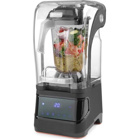 Frullatore con involucro insonorizzato, a controllo digitale, 2,5 l, 230 V, Hendi 230695