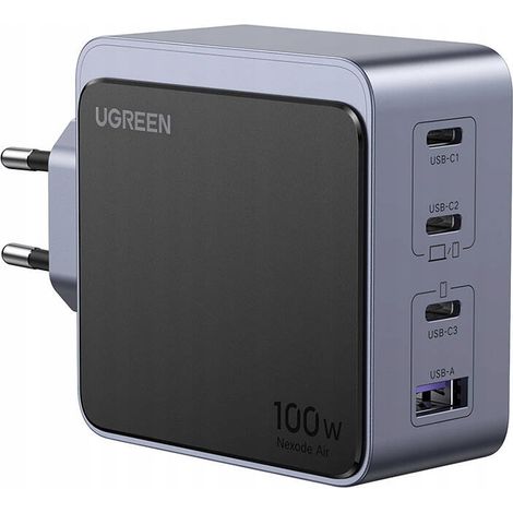 Ugreen Nexode Air Ladegerät 1x USB-A 3x USB-C (35043) 1 Stück. (1/5)