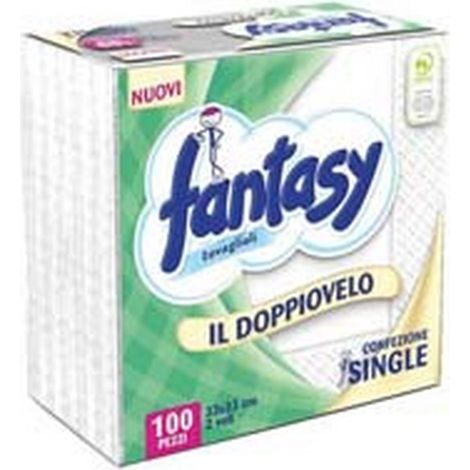 30PZ TOVAGLIOLI CARTA "IL DOPPIOVELO" PZ.100 2 VELI - cm.33x33