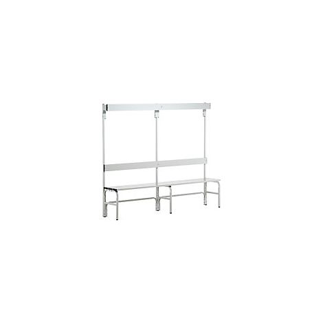 Certeo  Panca in acciaio inox per spogliatoi  alt x prof 1650 x
