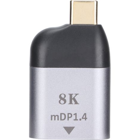 Adaptateur JORINDO USB-C vers DisplayPort, convertisseur Type-C mâle vers Mini DP femelle, prend en charge 4K 60Hz (1/5)