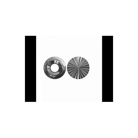 FPLUS embellecedor lapidado niquel 18mm , EMBELLECEDOR DE 18 MM TORNILLOS LAPIDADO CROMO