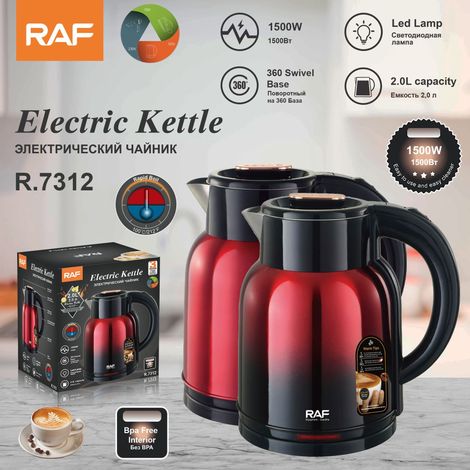 Bouilloire électrique aux normes européennes, thermos domestique haute puissance, 2 L, arrêt automatique, nouveau modèle. (1/5)