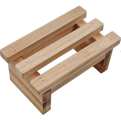 Robuster Kindertritthocker, klappbare Bank für Zuhause, kleiner, wiederverwendbarer Tritthocker – 23,00 x 13,00 x 11,00 cm (1/2)