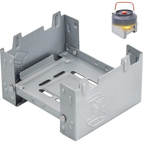 Réchaud à Alcool, Réchaud de camping,Récipients Pliants à Poche pour Réchaud pour Camping ,Réchaud à combustible solide à alcool (1/5)
