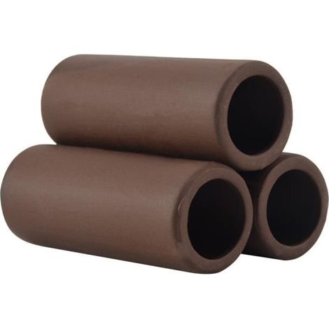 3 PièCes Marron Abris en CéRamique - Habitat Crevettier,le Tube D'éLevage, la Grotte CachéE (1/4)