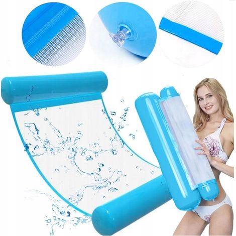 AMACA GONFIABILE ACQUA MATERASSO SCRIVANIA SEDIA PER PISCINA GALLEGGIANTE GONFIABILE (1/5)