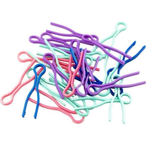 Pinces De Canette - Plastique Résistant - Pour Organisation De Bobines De Fil En Couture Et Matelassage - 100 Pièces (1/5)
