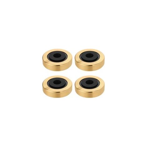Lot de 4 Pieds d'appareils en Aluminium 45 X 15 Mm Pieds d'amortissement Isolants Et Absorbants Dorés Pieds d'appareils Audio Pieds d'isolation (1/5)