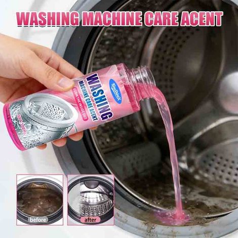 Washing machine cleaner, powerful sterilizer and descaling agent, drum cleaner, disinfectant, and stain remover for cleaning impellers. (1/5)