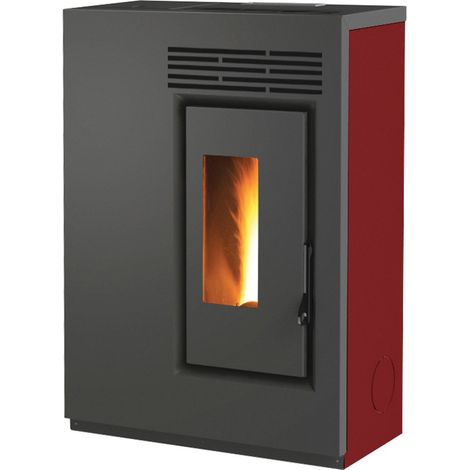 Poêle à granulés biofire GE60 - 5.5 kW, ROUGE