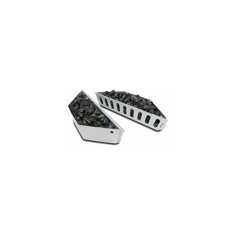 Paniers à charbon pour barbecues à charbon Weber 7403, One Touch, Master Touch et tous les autres modèles de barbecues à charbon de 47, 57 et 67 cm, Char-Basket pour chaleur directe et indirecte, lot