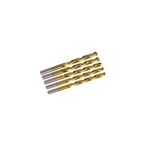 HSS-Spiralbohrer, titaniumbeschichtet 9,00 mm - 5 Stück