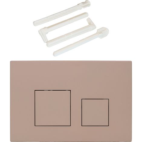 Plaque de commande WC suspendu – Compatible Geberit Sigma 20, UP300 & UP320 – Plaque de déclenchement Geberit pour chasse d’eau double, silencieuse, durable et économe en eau – 1 pièceKaki (1/5)