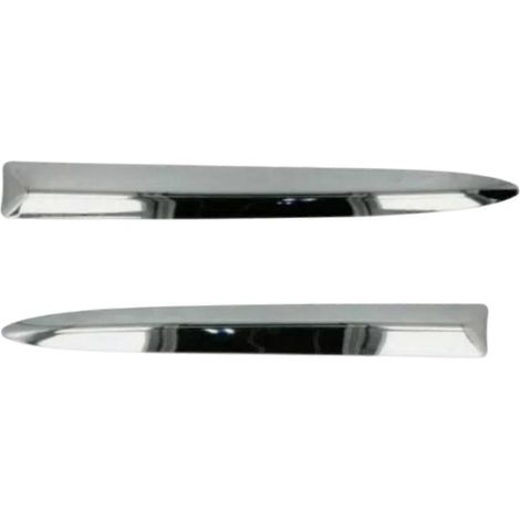 735455041 Garniture chromée supérieure de pare-chocs avant pour Fiat 500 (2007-2015) (1/5)