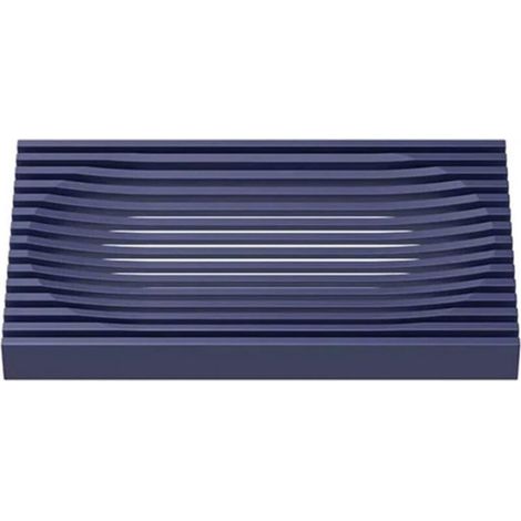 Non-slip silicone soap dish, creative organizer for bathroom, shower, kitchen, countertop, sink