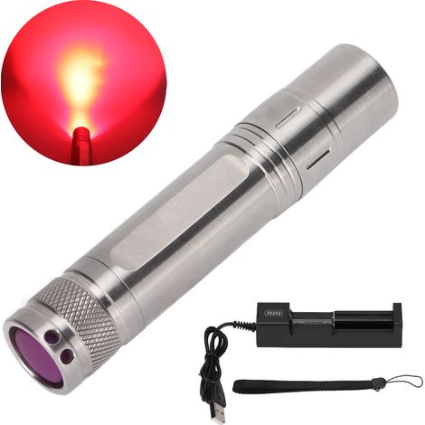 Lampe LED infrarouge portable 630nm 660nm 850nm pour douleurs musculaires et thérapie par la chaleur (1/5)
