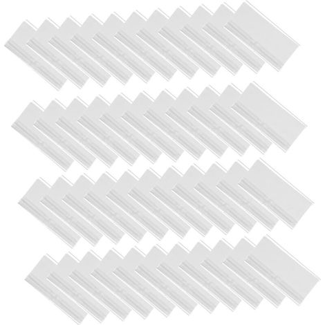 Porte tiquette Transparente Clipser Pour tag res Et Bacs De (1/5)