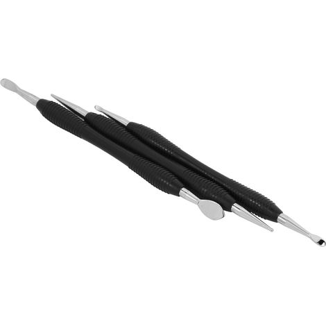 Ensemble de 3 outils de gravure et d'impression, ensemble cuillère et stylo pour le travail du cuir, ensemble de papeterie (1/4)