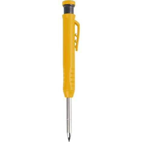 Crayons pour le travail du bois, crayons d'architecture avec taille-crayons, marqueurs profonds pour le travail du bois, marqueurs pour (jaune). (1/5)