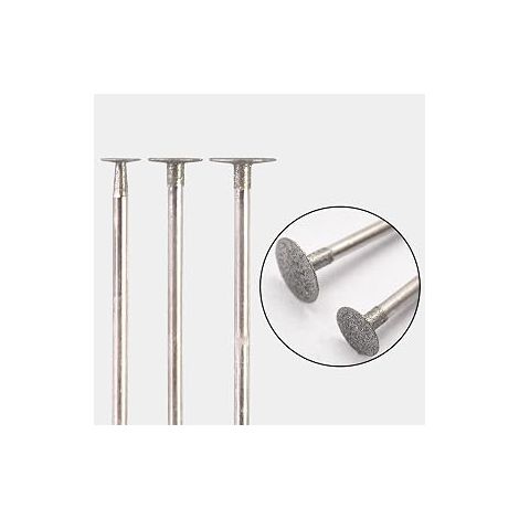 2 x 5 Stück T-förmige Diamantfräser – 3/32-Zoll-Schaft, Mini-Nutfräser, Diamantfräser für Rotationswerkzeuge (1/4)