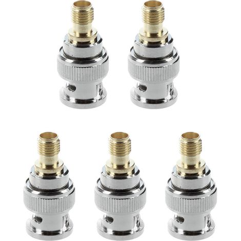 Adaptateur coaxial BNC mâle 5 broches vers SMA femelle (1/4)