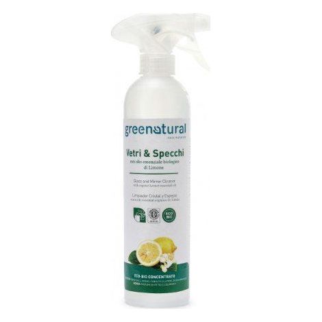 GREENATURAL Detergente Vetri e Specchi Limone 500ml