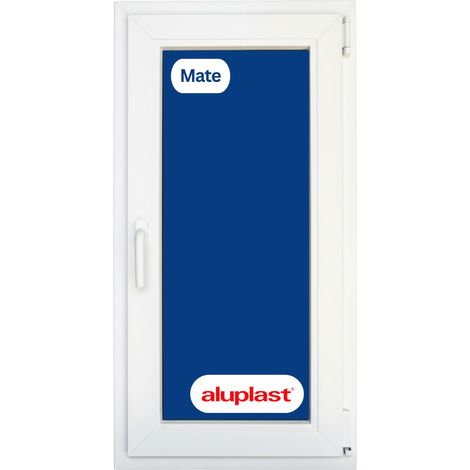 Ventana PVC Reforzado 500x1000 Blanca Oscilobatiente Mate (1/2)