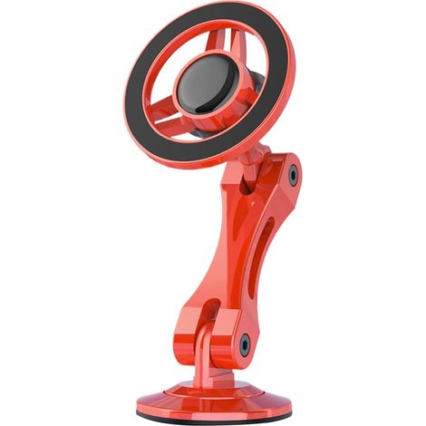 Support magnétique pour téléphone de voiture - Support magnétique pour appareil électronique de tableau de bord, réglable à 360°