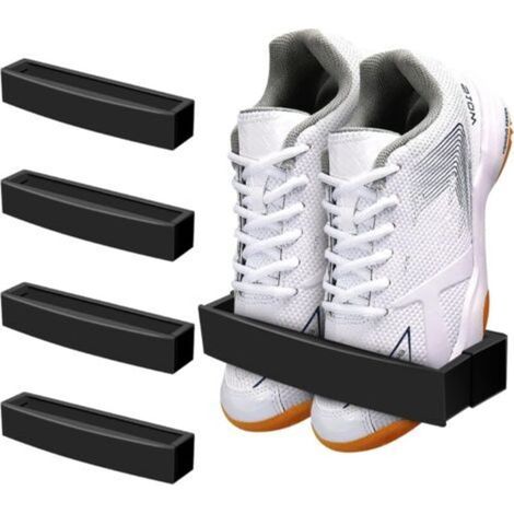 4er-Pack verstellbare, wandmontierte Schuhregale, Schuhablage-Organizer, Aufbewahrung im Wohnmobil, Schuhregal für die Tür