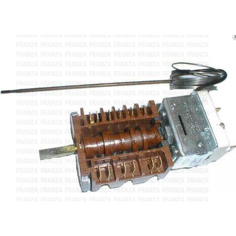 TERMOSTATO FORNO COMMUTATORE 12 CONTATTI UNIVERSALE Gambo 23mm