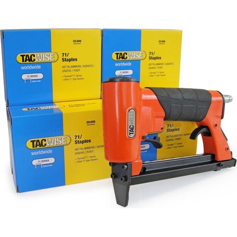 Tacwise A7116V 71 Series Air Pneumatic Upholstery Stapler with 60,000 Staples (1/5)