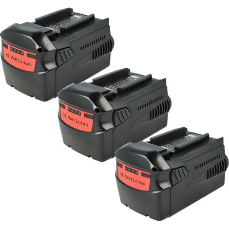 EXTENSILO 3x batteria sostituisce Hilti B36, B36V, 2203932, 418009 per utensile elettrico (7000 mAh, Li-Ion, 36 V) (1/3)