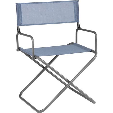 Fauteuil / Chaise de Camping et Plage - Pliable Compact et Léger - Fgx Xl - Batyline® Iso - Bleu Ocean - Lafuma Mobilier